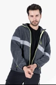 Reflektörlü İş Poları Neon Sarı Fermuarlı thumbnail 1
