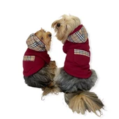 Bb Limited Bordo Kapşonlu Köpek Sweatshirt thumbnail 1