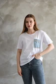 İşlemeli Cep Detaylı Basic Tişört DNV-000101 thumbnail 1