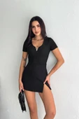 V Yaka Crop Bluz DNV-000084 thumbnail 1