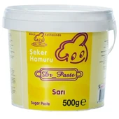 Dr Paste Şeker Hamuru  500 gr - Sarı thumbnail 1