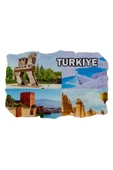 Türkiye Temalı Fresco Magnet thumbnail 3