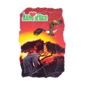 Güney Afrika Temalı Fresco Magnet thumbnail 1