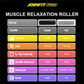 JOINFIT PRO Muscle Relaxation Foam Roller thumbnail 9