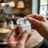 Phixi Force S20 Kablosuz Wireless Earpods Bluetooth Kulaklık thumbnail 2