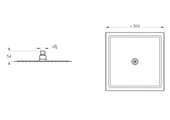 VitrA Lite LS A45673 Duş Başlığı (A45641) Krom thumbnail 2