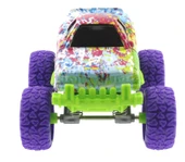 Die Cast Batik Desenli Mor Teker Araba thumbnail 5