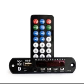 12V Kayıpsız Bluetooth 5.0 MP3 Decoder Board WAV+WMA+MP3 Super APE thumbnail 5