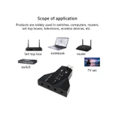 Wozlo 7.1 Virtual Sound 3D Usb Ses Kartı thumbnail 4