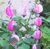 2396 Opal Ametist Hematit el yapımı kolye thumbnail 6
