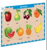 Ahşap Meyveler Eğitici Set thumbnail 2