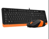 A4 TECH F1010 Q USB TURUNCU MM KLAVYE+OPTİK MOUSE thumbnail 5