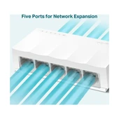 TP-LINK LS1005 5PORT 10/100 YÖNETİLEMEZ SWITCH thumbnail 4