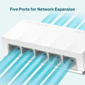 TP-LINK LS1005 5PORT 10/100 YÖNETİLEMEZ SWITCH thumbnail 9