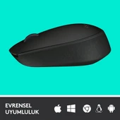 LOGITECH B170 NANO MOUSE KABLOSUZ SİYAH 910-004798 thumbnail 4