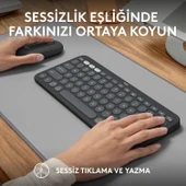 LOGITECH PEBBLE TÜRKÇE Q KLAVYE VE MOUSE 920-012245 thumbnail 3