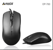 A4 TECH OP-760 USB SİYAH V-TRACK 1000 DPI MOUSE thumbnail 6