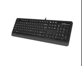 A4 TECH FK10 FN-MULTİMEDYA Q KLAVYE USB GRİ thumbnail 10
