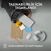 LOGITECH PEBBLE M350S BEYAZ KABLOSUZ SESSİZ MOUSE 910-007013 thumbnail 2