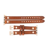 Apple Watch Uyumlu Deri Kordon Ely Double Tour RST2EF thumbnail 4