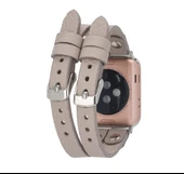 Apple Watch Uyumlu Deri Kordon Ely Double Tour ST ERC3 thumbnail 2