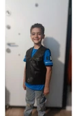 Çocuk yelek deri thumbnail 1
