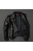 Eskitme Biker mont Hakiki deri thumbnail 5