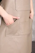Dana Derisi Önlük Gri Renk thumbnail 2