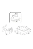 EXEP BASİC EĞİK BEYAZ ANKASTRE SET (ED401-EO330-EF200) thumbnail 5