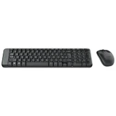 Logitech MK220 Q Tr Siyah Kablosuz Klavye Mouse Set thumbnail 3