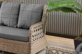 Zigonzi  Vilza, 3+1+1 Rattan Bahçe Mobilyası, Cappuccino thumbnail 6