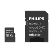 PHILIPS 64GB MICRO SDXC 80 MB/S C10 FM64MP45B/00 thumbnail 1