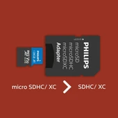 PHILIPS 128GB MICRO SDXC 100 MB/S C10 FM12MP65B/00 thumbnail 2