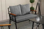 Zigonzi  Rüya, 2+1+1 Bahçe-Balkon Mobilyası, Gri thumbnail 2
