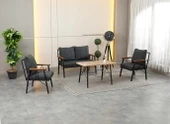 Zigonzi  Rüya, 2+1+1 Bahçe-Balkon Mobilyası, Antrasit thumbnail 1