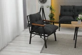 Zigonzi  Rüya, 2+1+1 Bahçe-Balkon Mobilyası, Antrasit thumbnail 4
