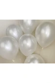 MSDA Beyaz Metalik Balon 10'lu thumbnail 2