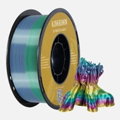 Kingroon Gökkuşağı Silk PLA Filament thumbnail 1