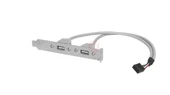 Frisby FA-6682UP USB 2.0 Slot Bracket Tipi Kablo thumbnail 1
