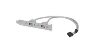 Frisby FA-6682UP USB 2.0 Slot Bracket Tipi Kablo thumbnail 2