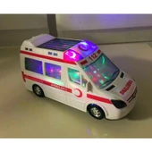 Ecatoys Oyuncak Ambulans 3D Işıklı Sesli Araba thumbnail 2