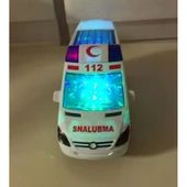 Ecatoys Oyuncak Ambulans 3D Işıklı Sesli Araba thumbnail 4