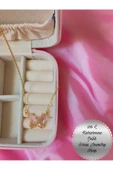 Çelik Butterfly Kolye thumbnail 3
