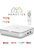 Homatics Box R 4k Lisanslı Media Player 2gb Ram - 32gb Depolama Type-C Dvb-S2 Tuner M8 Air Mouse thumbnail 2