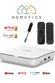 Homatics Box R 4k Lisanslı Media Player 2gb Ram - 32gb Depolama Type-C Dvb-S2 Tuner M8 Air Mouse thumbnail 1