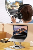 BUFFER® 360 Derece Dönebilen Hava Aldıran Laptop Standı thumbnail 8