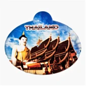 Tayland Buda Temalı Oval Magnet thumbnail 1