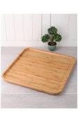 Bambu Kare Sunum Tabağı 30cm Royaleks-KR3030 thumbnail 1