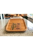 Bambu Kare Tabak 20 * 20 * 1.5 Cm Royaleks-KR2020 thumbnail 1