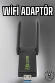 Wifi Adaptör Çift Bantlı Kablosuz Wifi Adaptörü thumbnail 1